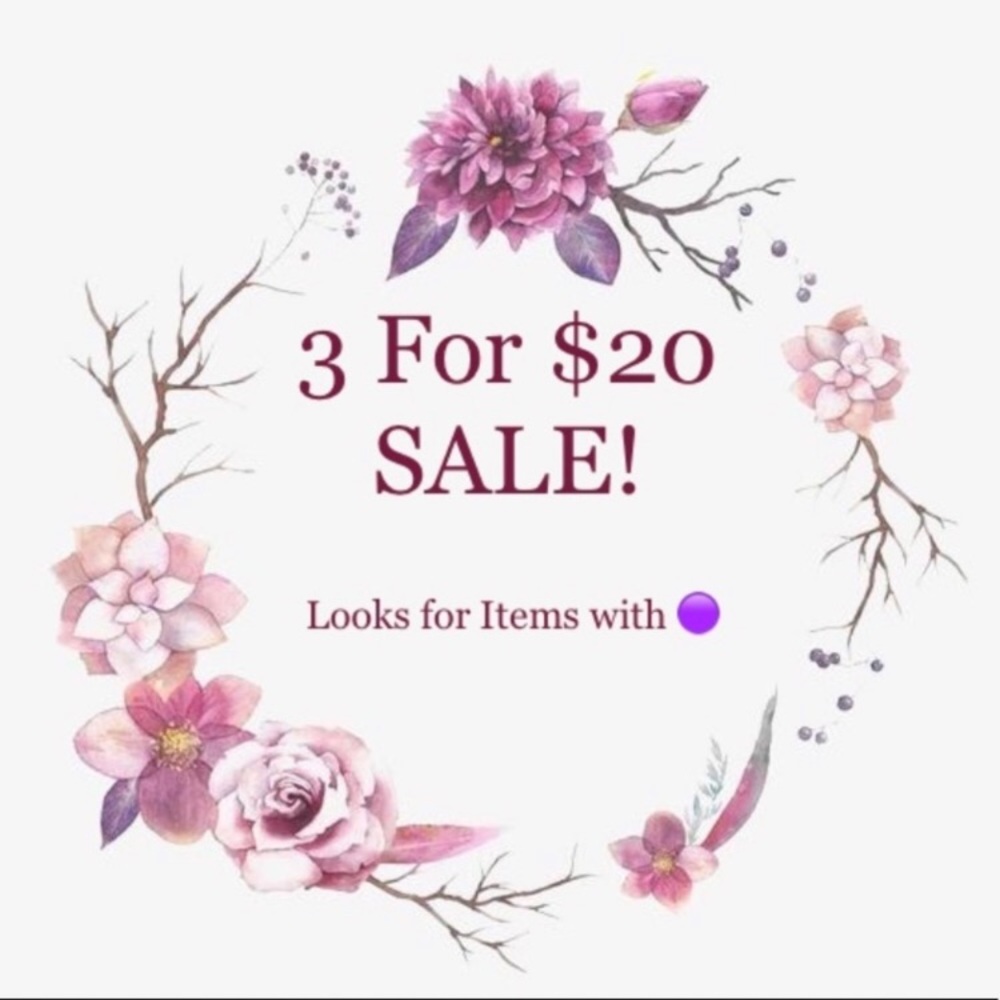 Bundle & save 3/$20🟣